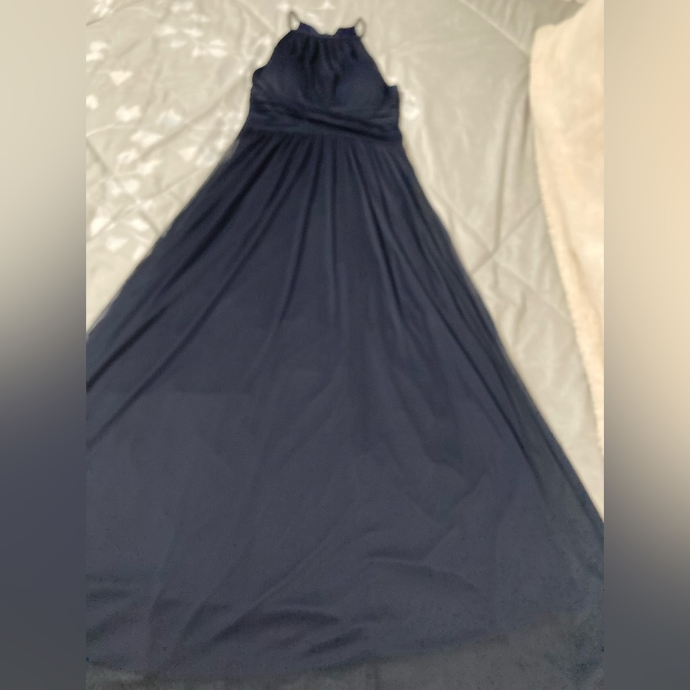 Long Navy Blue Dress
